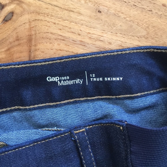 Gap Maternity size 12 Dark Wash Jeans NWT - Picture 4 of 4